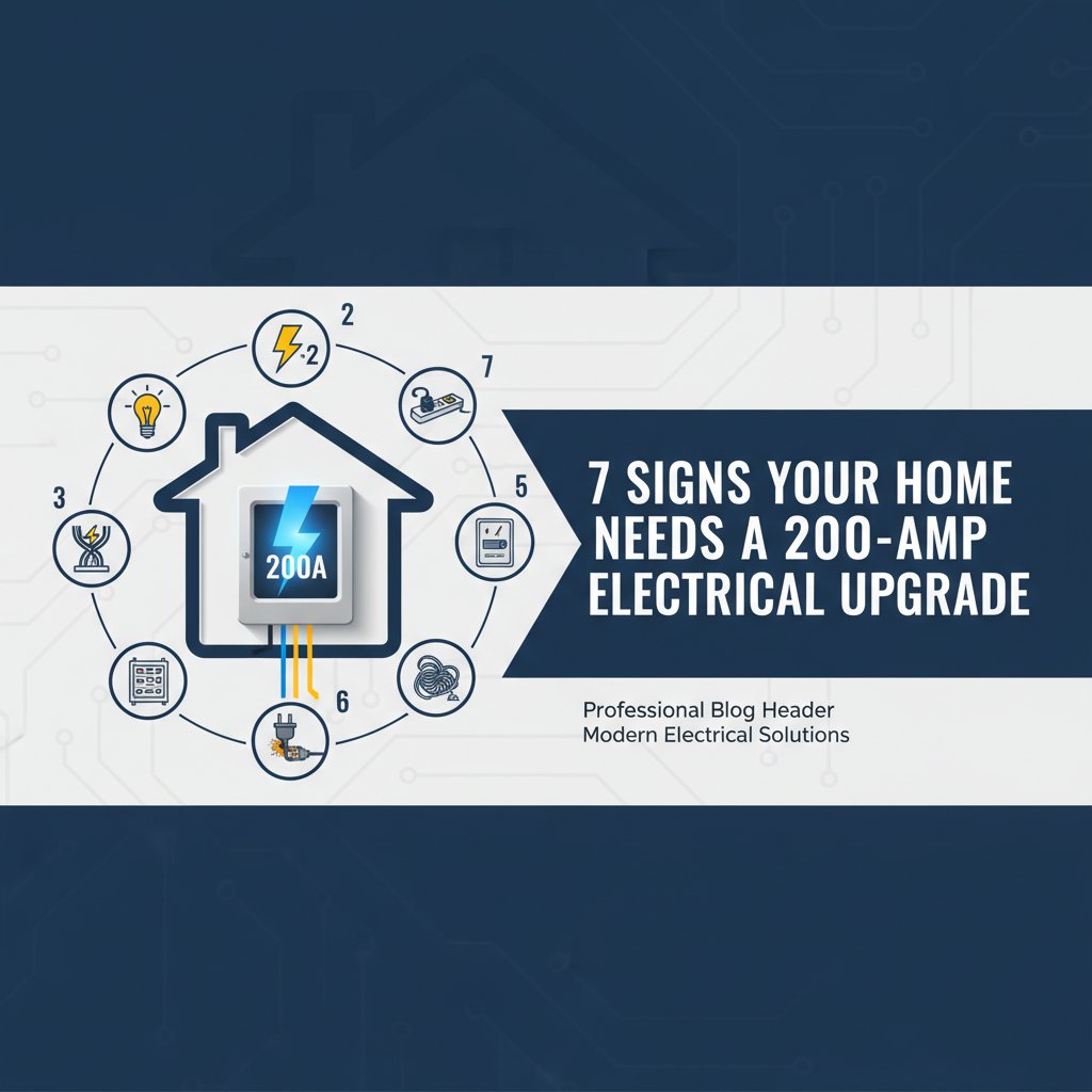 7 Signs Your Home Needs a 200-Amp Electrical Upgrade