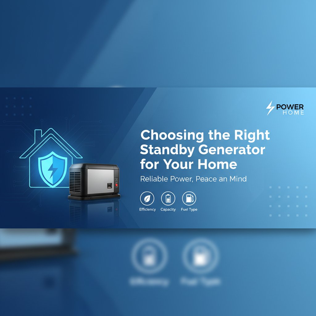 Choosing the Right Standby Generator for Your Home