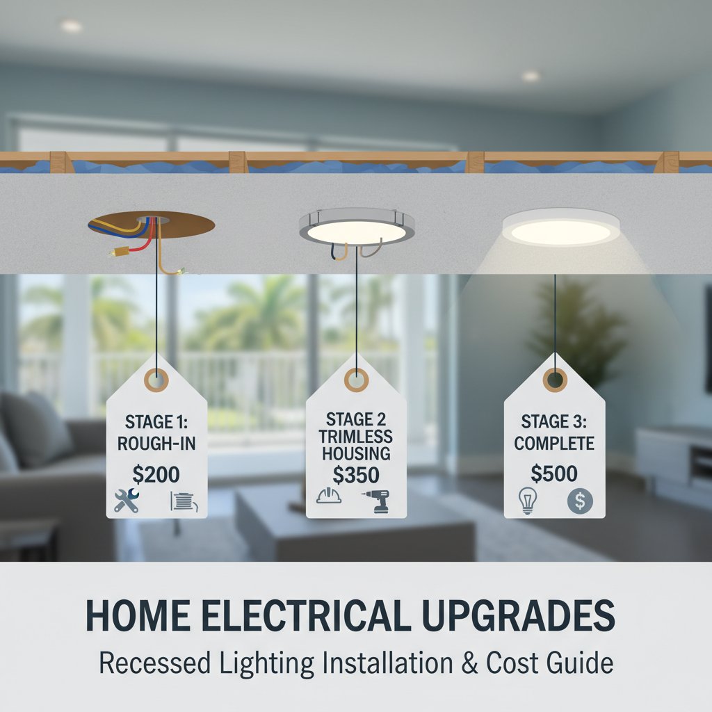Average Recessed Lighting Installation Costs in 2026